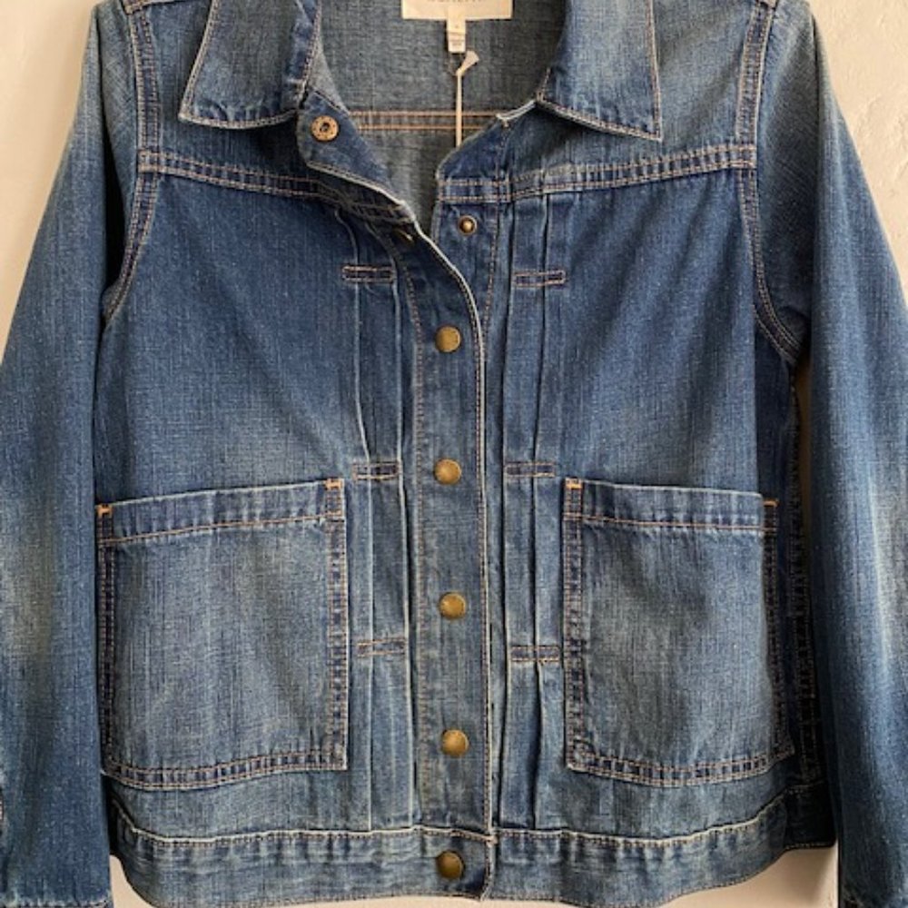 THE GREAT Denim Jacket Size 0